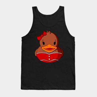 Gingerbread Girl Rubber Duck Tank Top